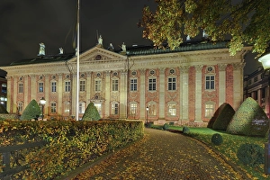 Riddarhuset Adolshaus, illuminated