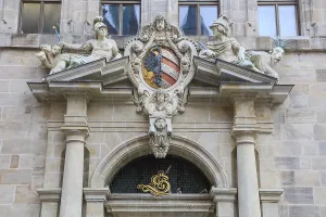 Right portal of the west facade