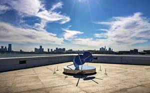 Rintaro Fuse, artwork a sundial for the night without end on the roof of Louvre Abu Dhabi