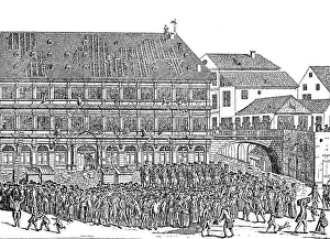 The riot in Strasbourg and the devastation of the town hall on 19 July 1789