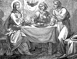 The Risen One is recognized when breaking bread