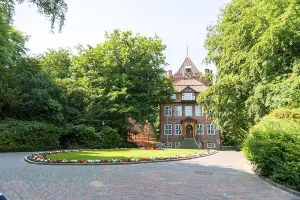 Ritzebuettel Castle in Cuxhaven in the Ritzebuettel Castle Park
