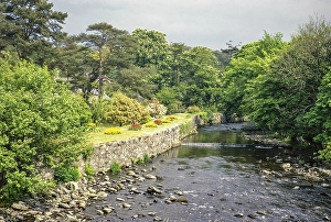 River Afon Artro, LLanbedr, Gwynedd formerly Meirionnydd, Wales, UK May 1972