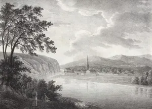 The river Danube in the former Wallachia