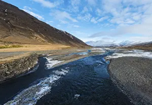 River flowing through a valley
