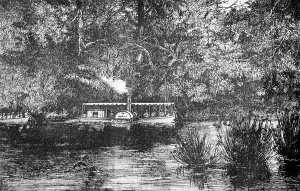 River journey on the Congo through the hot and humid inner tropics