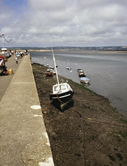 River Taw and Torridge estuary, Appledore, North Devon, England, UK 1970s