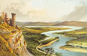 River Tay, valley, Kinoul Hill