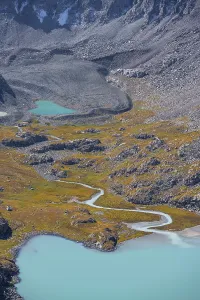 River, Tien Shan High Mountains
