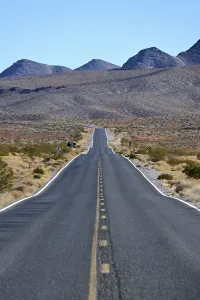 Road through Death Valley National Park