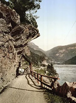 The road from Eide to Voss, Hardangerfjord