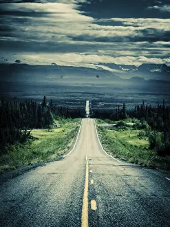 Road, Mountains, Alaska
