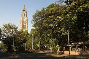Empty road of Rajabai Clock Tower due to death of balasaheb thackeray mumbai maharashtra India