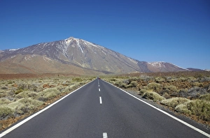 Category Mountain Landscapes Prints: Road TF21, Peak of Teide, Parque Nacional del Teide