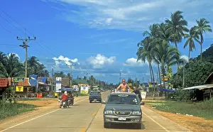 Road traffic on the island of Ko Lanta