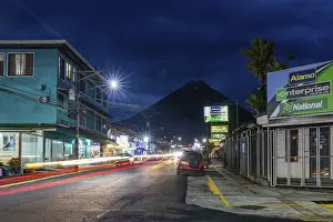 Road with view of the Arenal Volcano