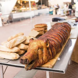 Roast suckling pig