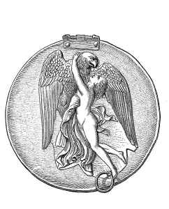The robbery of Ganymede by an eagle