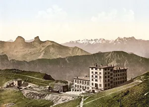 Rochers de Naye Grand Hotel und Eisenbahn