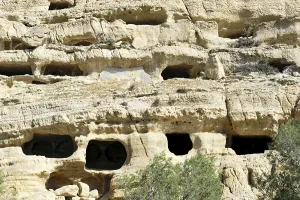 Rock caves, living caves, Matala beach