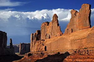 Rock formation of the Courthouse Towers