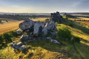 Rock formation, nature reserve Teufelsmauer