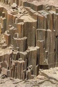 Rock formation Organ Pipes, Damaraland