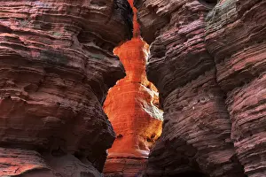 Rock Formation sandstone with light