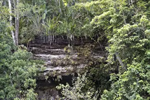 Rock formation along the Trombetas river
