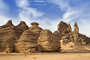 Rock formations in the Libyan Desert