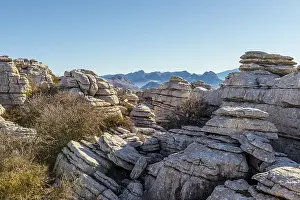 Rock formations of limestone, El Torcal Nature Reserve