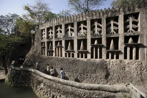 Rock garden initiated by Nek Chand around 1957at Chandigarh Union Territory, India, As ia