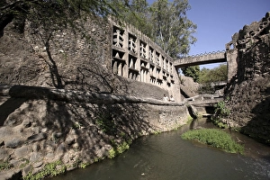 Rock garden initiated by Nek Chand around 1957at Chandigarh Union Territory, India, As ia