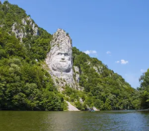 Rock sculpture of Decebalus, Iron Gates Natural Park