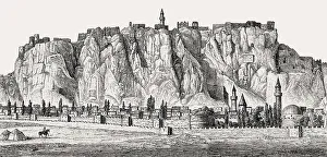 The rock and walled city of Van