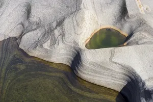 Rocks smoothed by water in the Verzasca valley