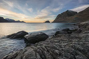Rocky beach of Haukland, Vestvagoy