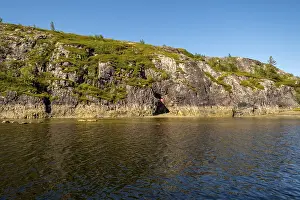 Rocky coast, cave entrance, bowoynes