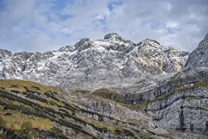 Rocky, steep summit of the Schafkarspitze
