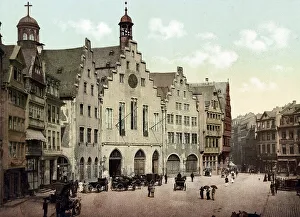 Roemerberg with Roemer, Frankfurt am Main