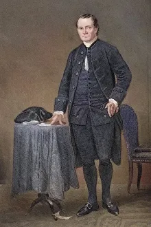Roger Sherman (born 19 April 1721 in Newton)