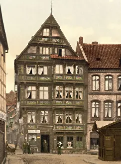 The Rolandshaus in Hildesheim in Lower Saxony