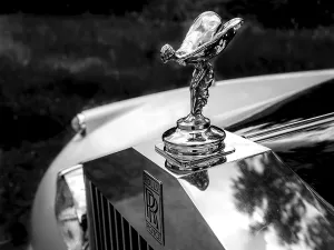 Rolls Royce silver shadow, radiator mascot