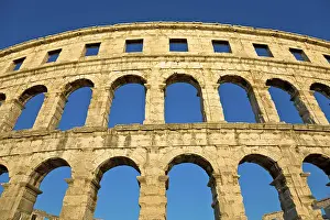 Roman amphitheater of Pula, Istria, Croatia