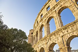 Roman amphitheater of Pula, Istria, Croatia