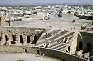 Roman amphitheatre of El Jem or Djem, UNESCO World Heritage Site, Tunisia, North Africa, 1986, Africa