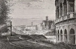 The Roman Forum or Forum Romanum
