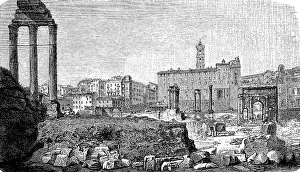 The Roman Forum in Rome, Italy