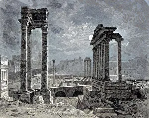 The Roman Forum in Rome, is the oldest Roman forum and was the centre of political