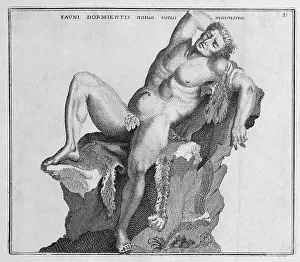 The Roman god Faun, Faunus, a forest spirit
